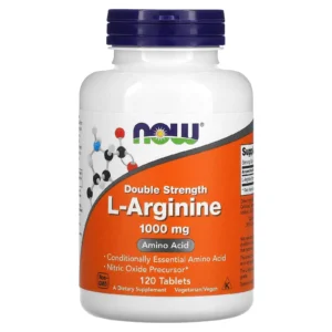 NOW Foods, L-Arginine, Double Strength, 1,000 mg